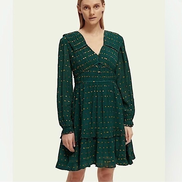 Scotch & Soda Dresses & Skirts - Scotch and Soda Dress Evermore Era Green M